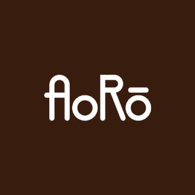 Logomarca da marca de chocolates Aorô.