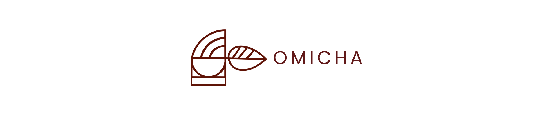 logo-omicha-chas-chocolates-origem.png OMICHA - Logotipo oficial em linhas marrom terroso com xícara estilizada e folha botânica, especialista em chás e chocolates de origem.